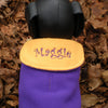 Classic Solid Dog Coat with Embroidered Name